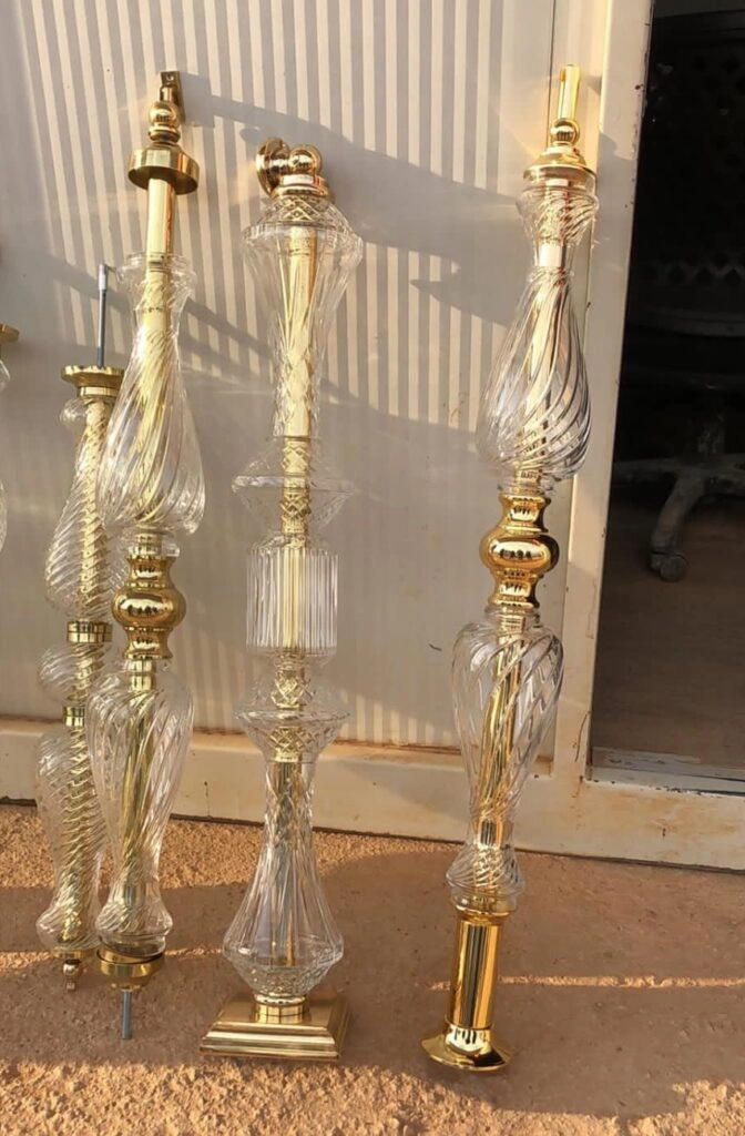 Glass Vase Railing