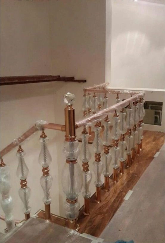 Glass Vase Railing