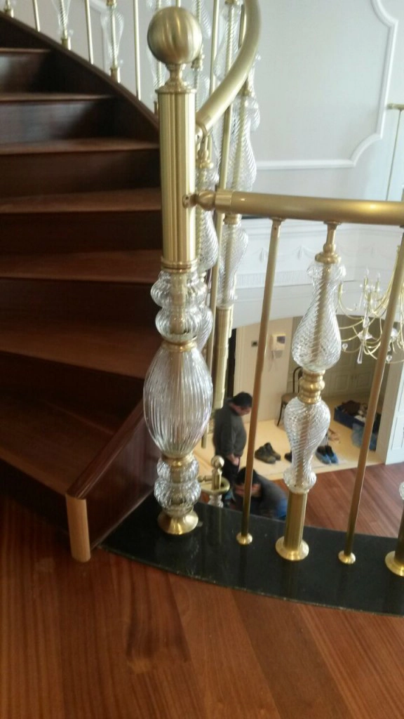 Glass Vase Railing