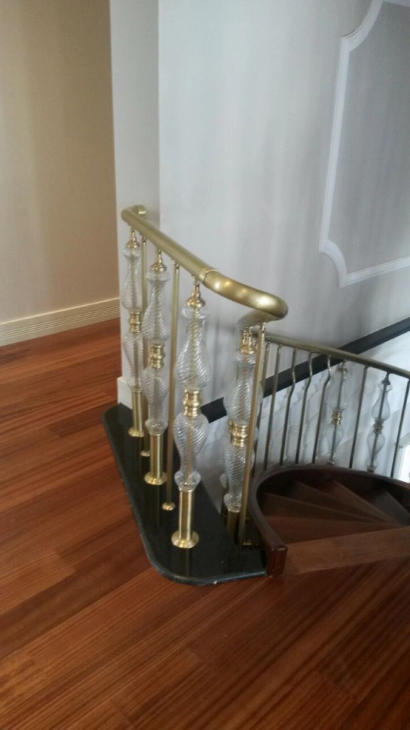 Glass Vase Railing