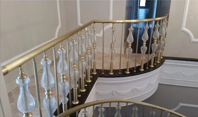 Glass Vase Railing