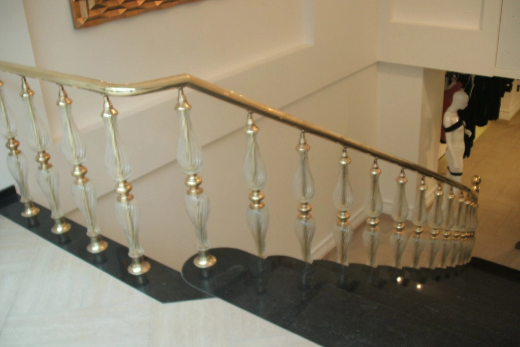Glass Vase Railing